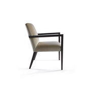 Zack Arm Chair with Wood Arm and Back Legs