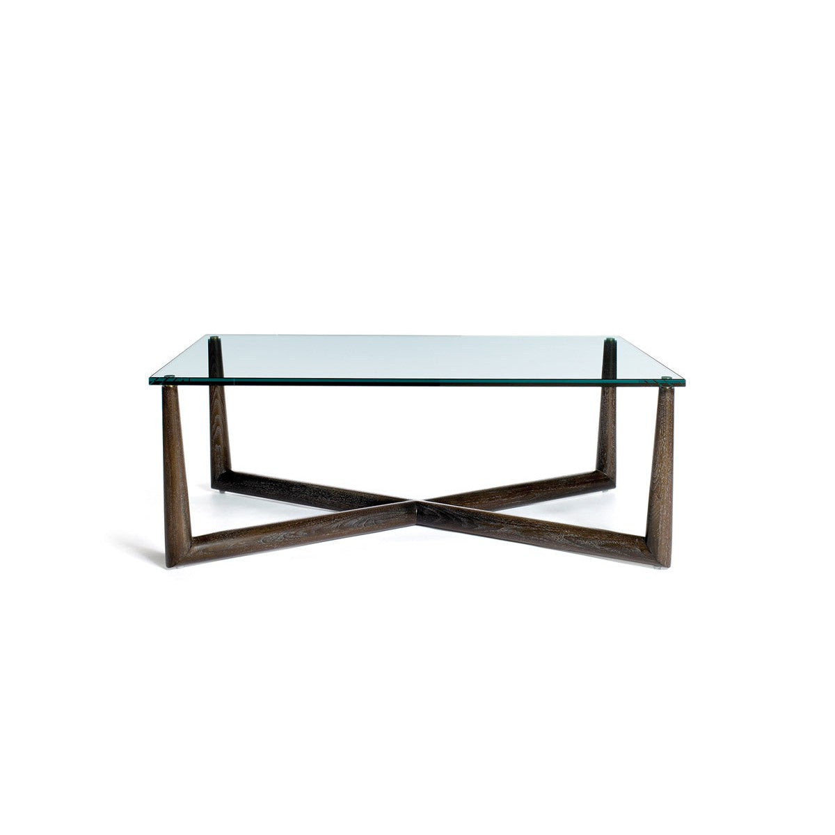 Madame X Glass Top Coffee Table Up