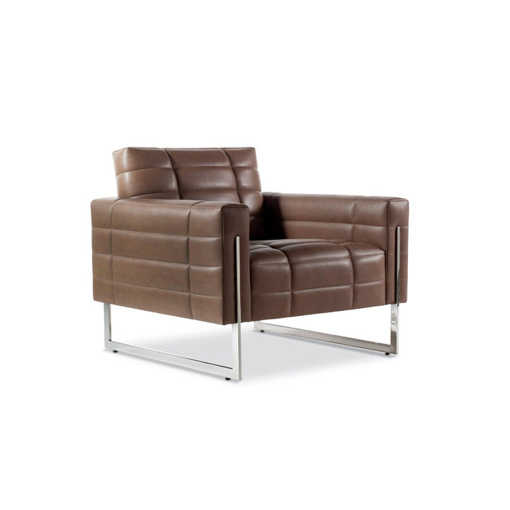 Adil Lounge Chair with Metal Leg