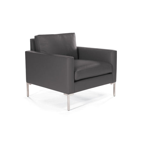 Madison Lounge Chair With Metal Leg