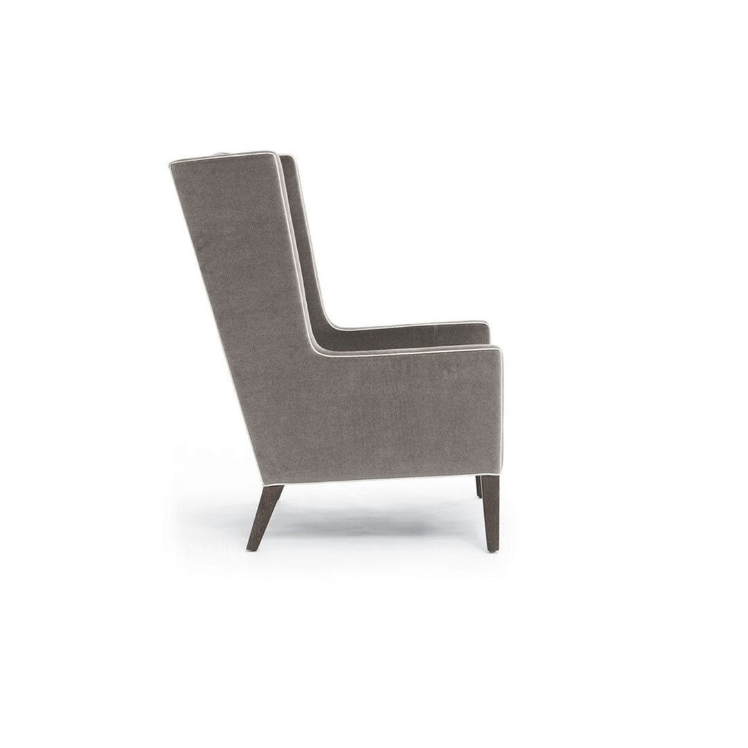 Van Wing Chair With Upholstered Arm