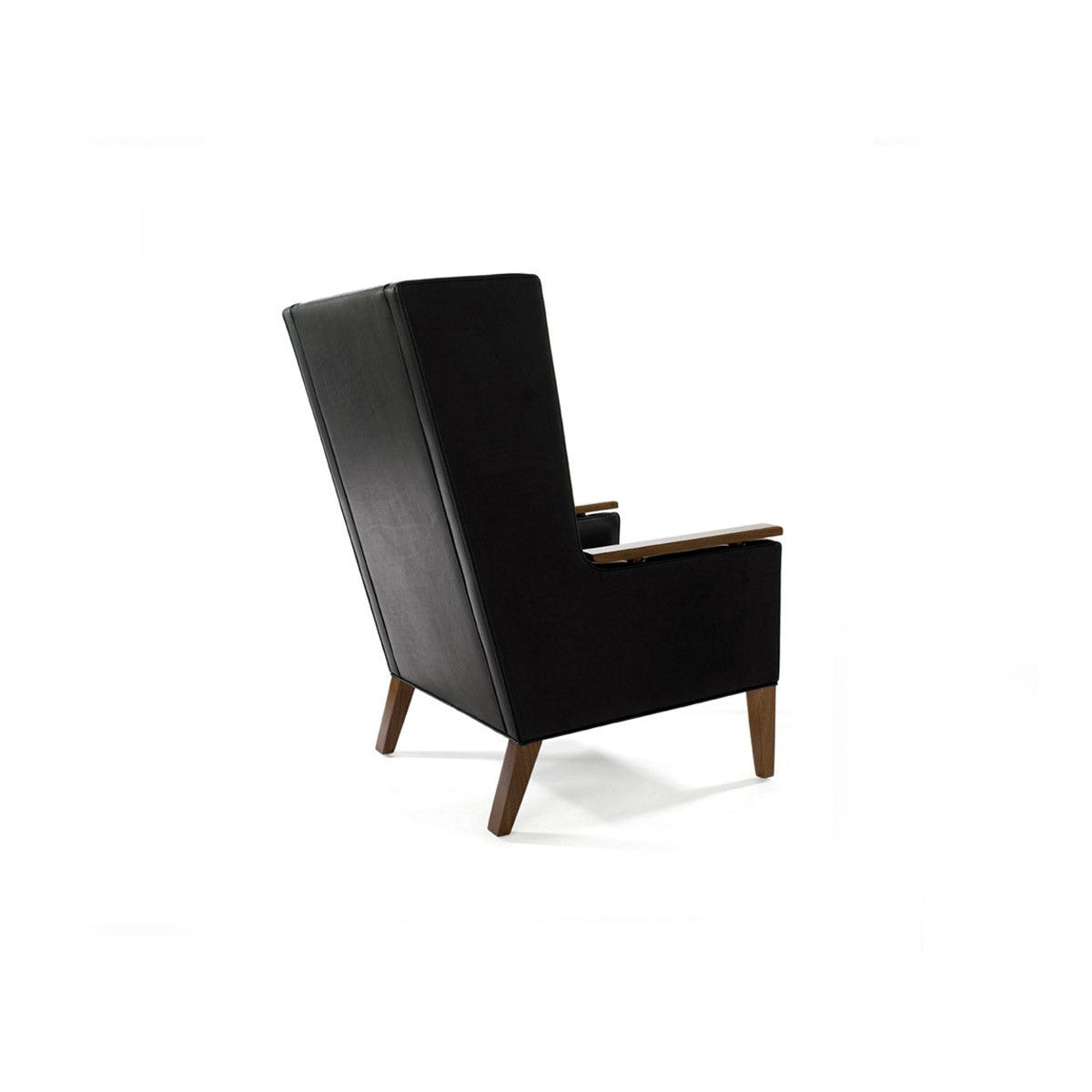 Van Wing Chair with Wood Arm