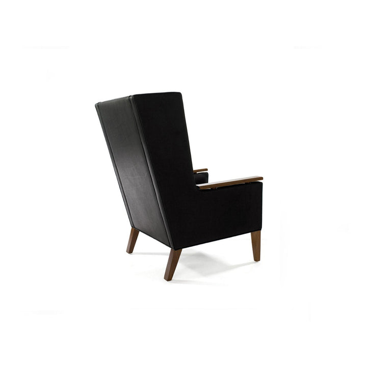 Van Wing Chair with Wood Arm