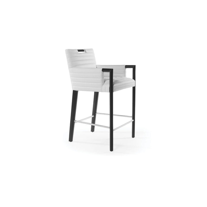 Gosha Bar Stool Quilted Arm with Pull