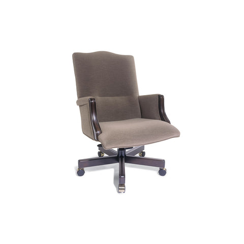 Traditional Danube Swivel Chair High Back with Closed Arm