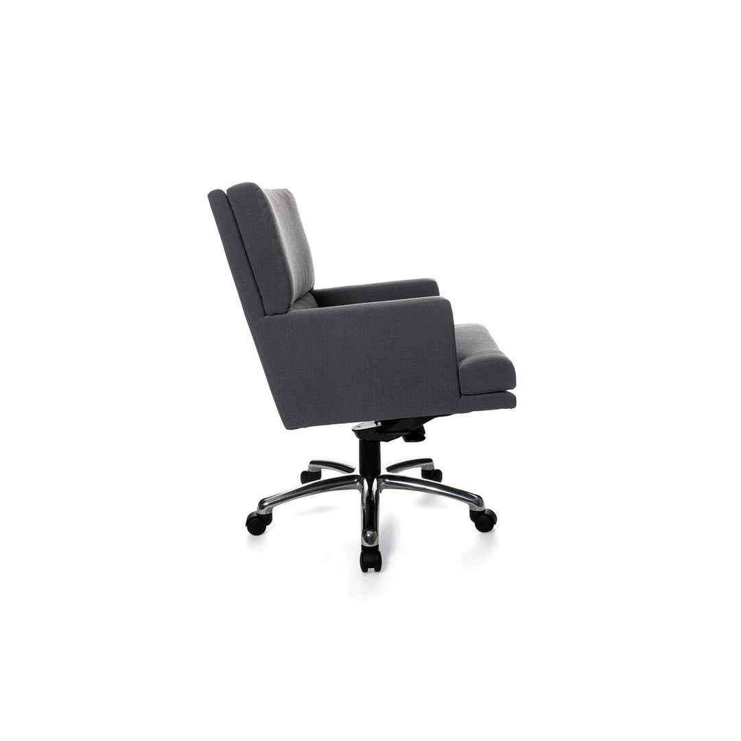 Meg Swivel Chair with Mid Back