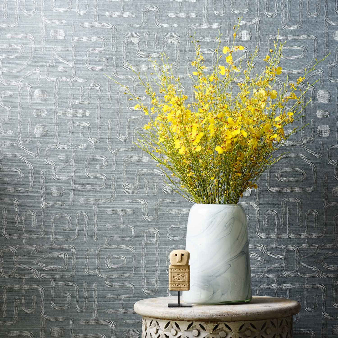 Ikat Trellis - Black Pepper