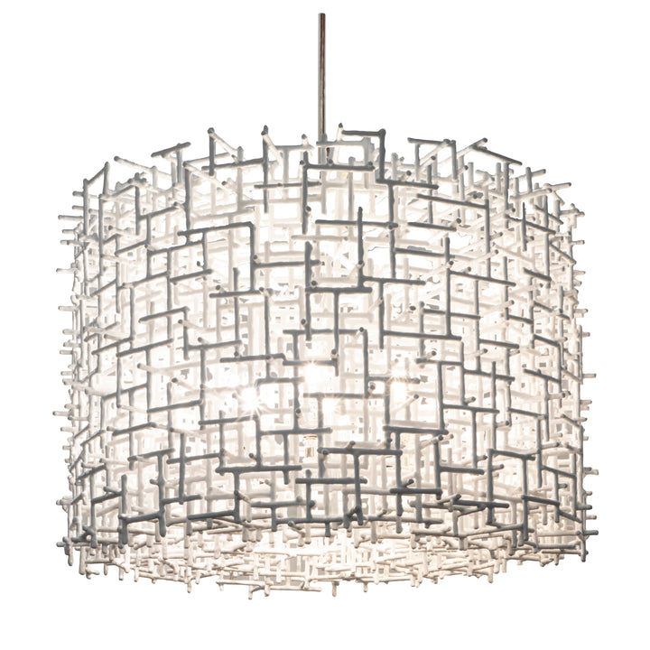 Crosshatch  Chandelier - Drum