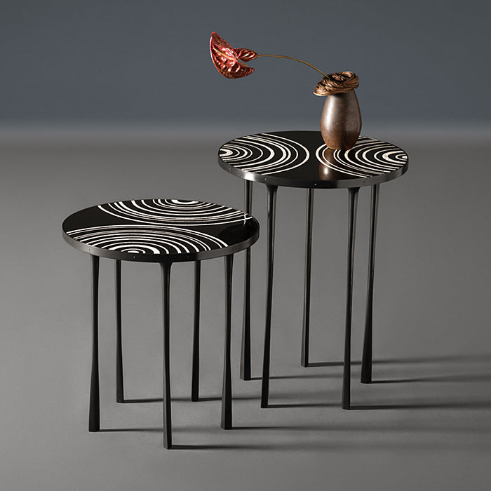 Ammonite Side Tables- Tall