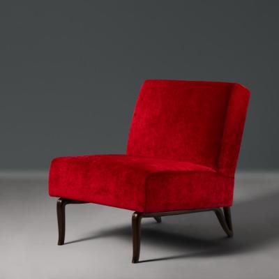 Mirador Slipper Chair - Red