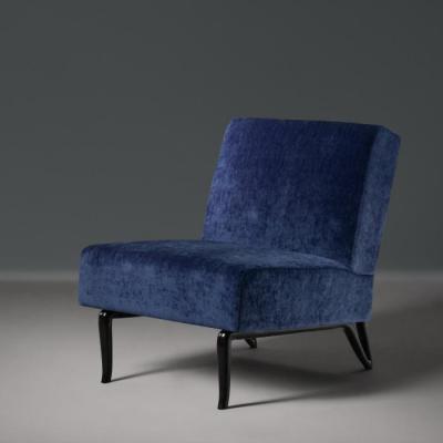 Mirador Slipper Chair - Blue