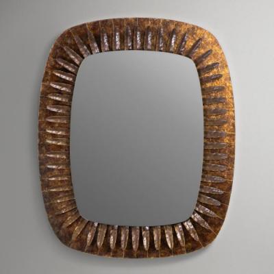 Tribute Mirror - Deep Amber