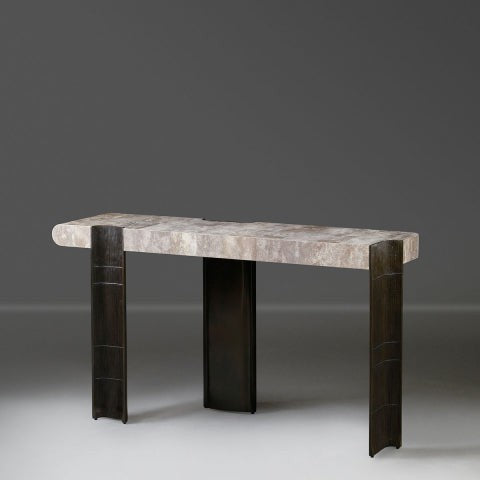 Corteza Console Table - Natural Distress