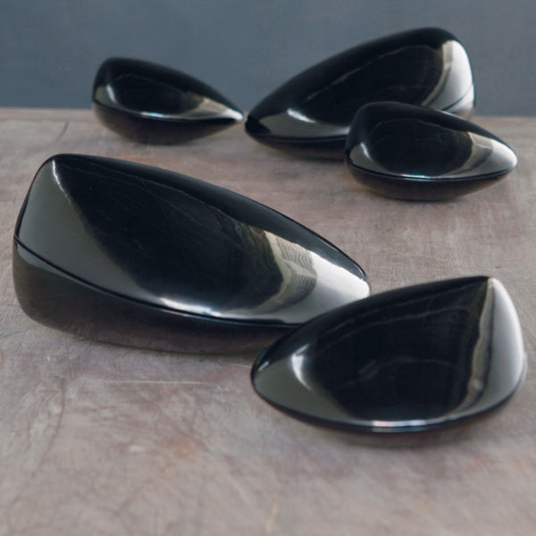 Black Lacquer Steamer Boxes