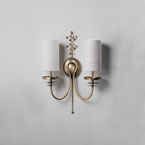 Delilah Wall Light - Decayed Brass