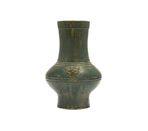 HAN STYLE JAR WITH LION, SHORT NECK