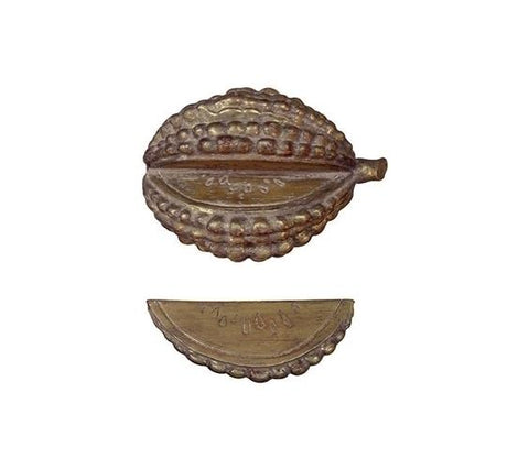 GILT WOOD CACAO WITH SLICE