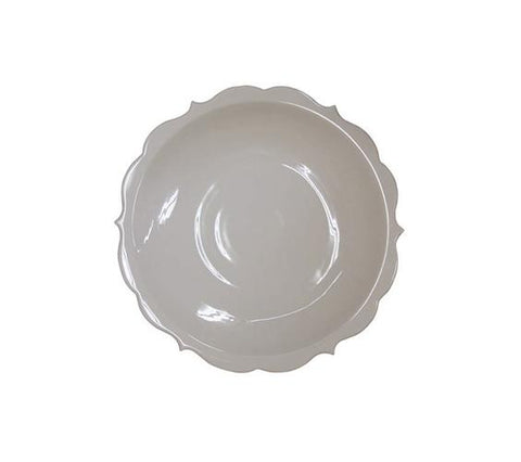 BLANC DE CHINE SCALLOPED CHARGER