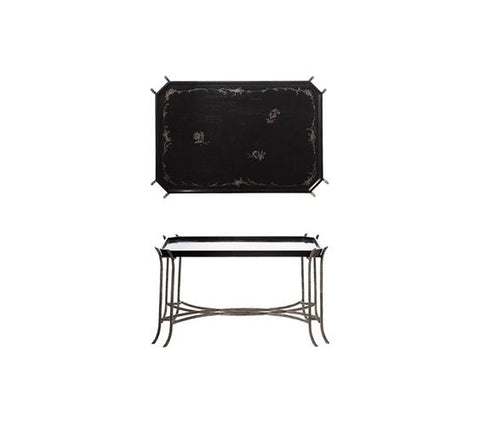 CUT CORNER CHINOISERIE TRAY TABLE