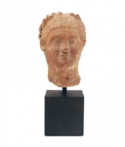 POMPEIAN BUST ON STAND