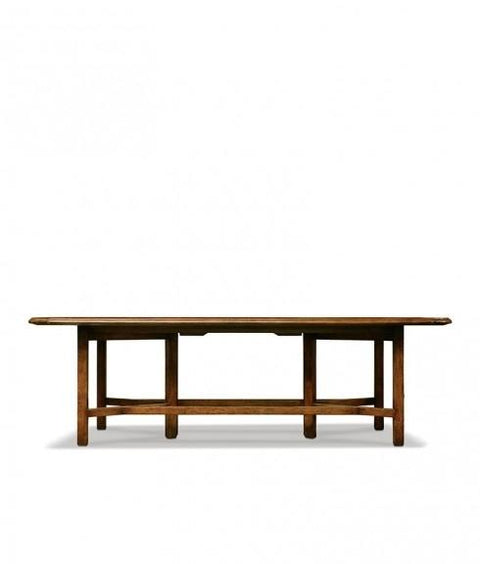 MARKET DINING TABLE W/RECESSED STRETCHER