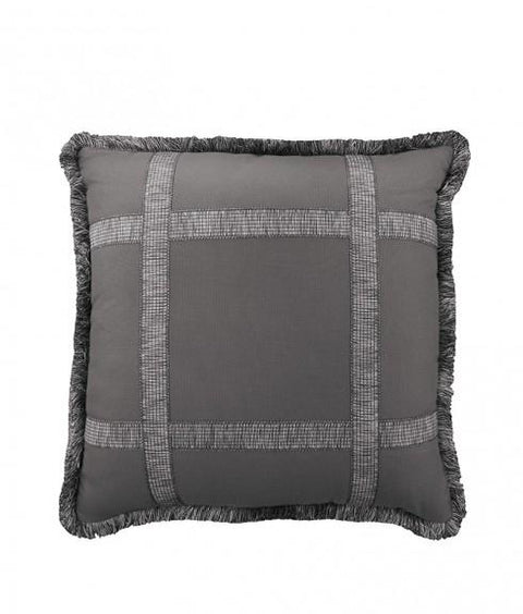 WINDOW PANE PILLOW - SLATE