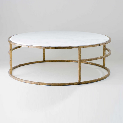 Giacometti Round Coffee Table - Versailles Gold