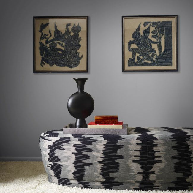 Keeree Ikat - Graphite
