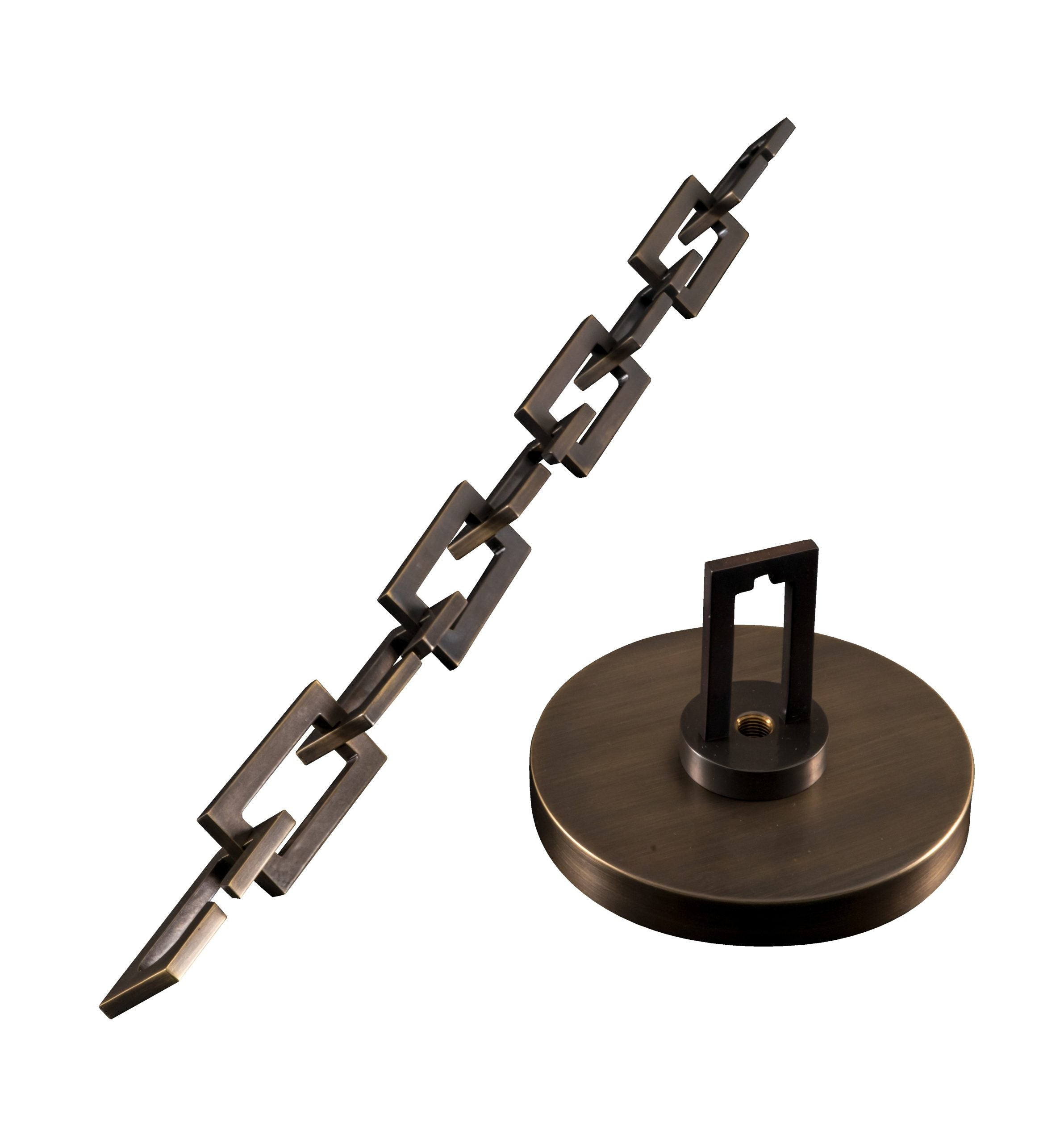 Lighting Finish - Light Antique Brass Hardware