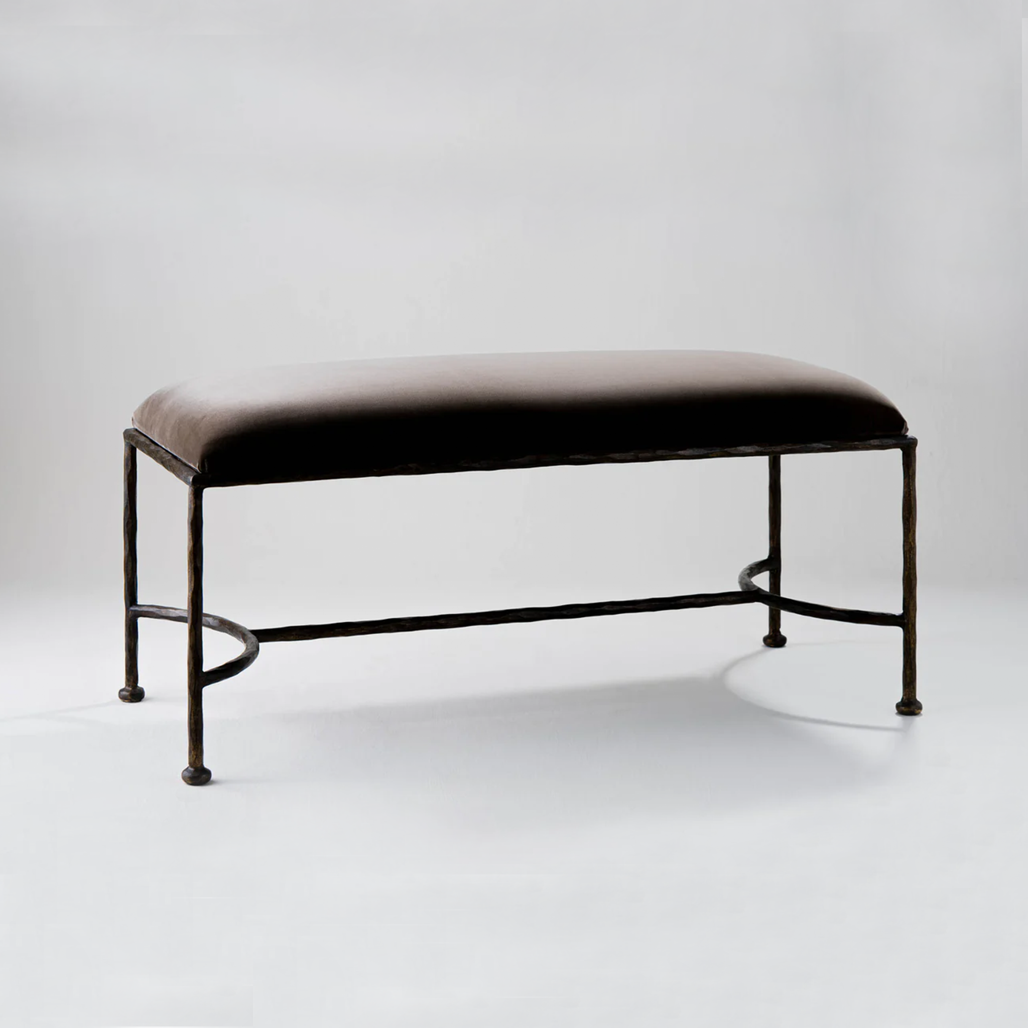 Logan Bed End Bench - New Bronze