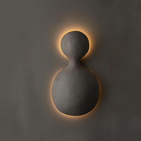 Luna Wall Light - Blanched Plaster