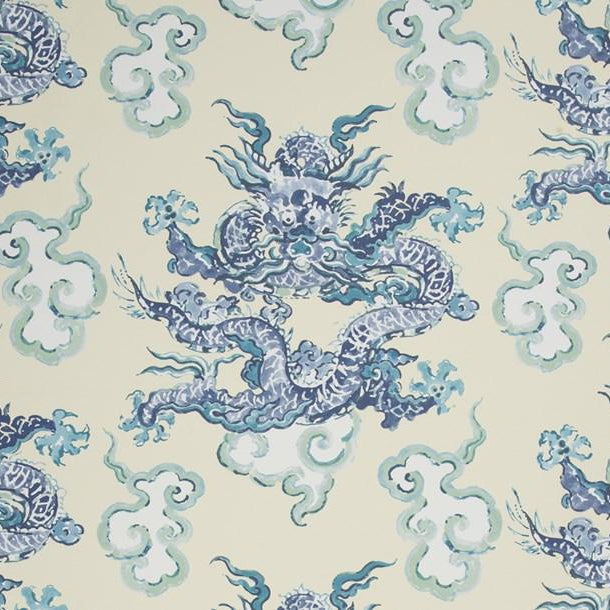 Dragon Dance - Antique Blue