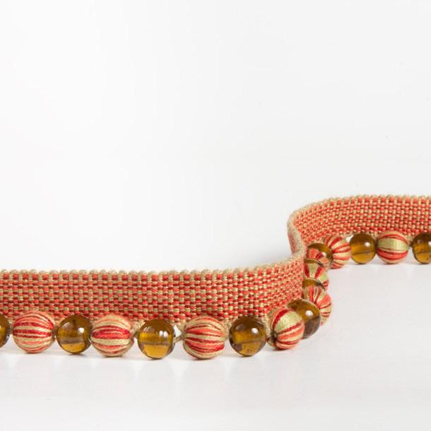 Glass-Beaded Fringe - Earth Tones