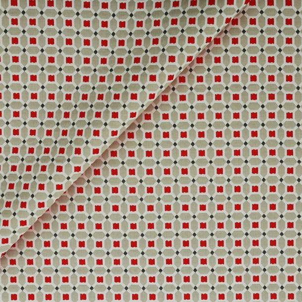 Hopscotch - Red+Beige