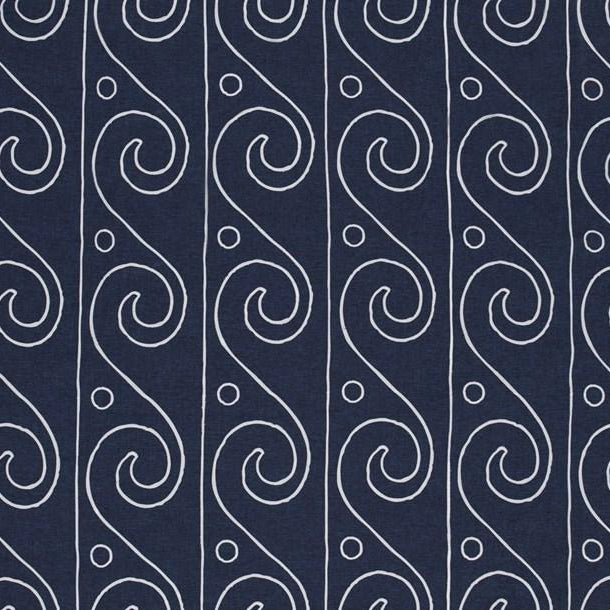 Scrollwork - Navy