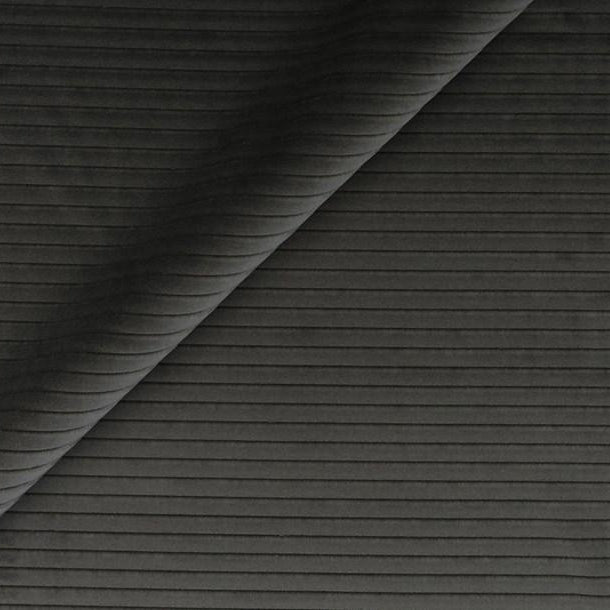 Corded Velvet - Charcoal