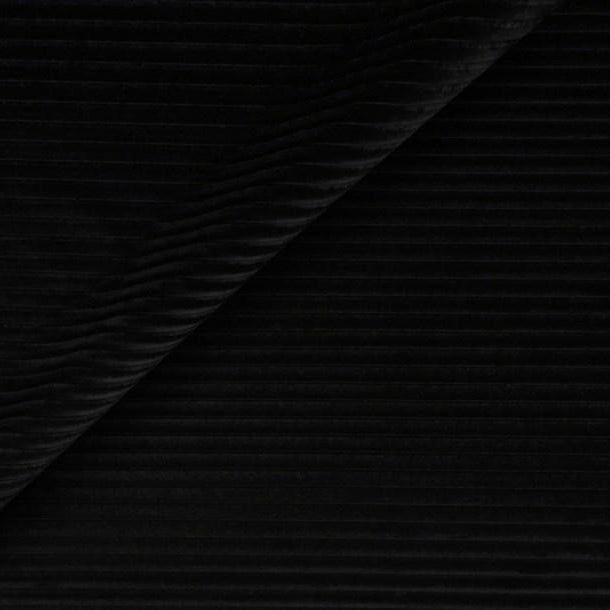 Corded Velvet - Ebony
