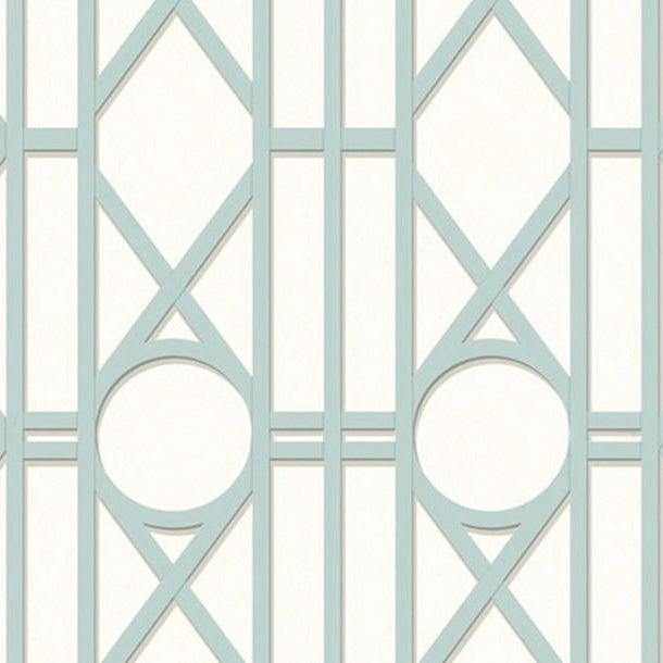 Trellis Panel - Soft Blue