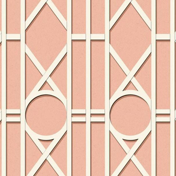 Trellis Panel - Pink Sand