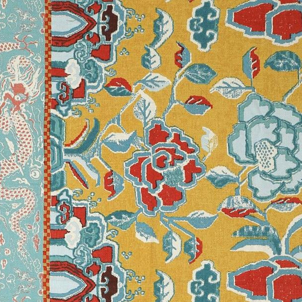 Dragon And Peony - Gold