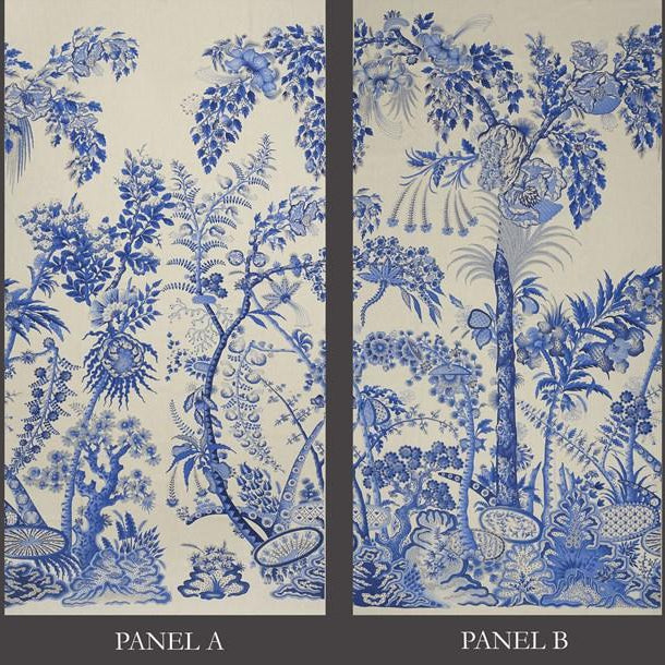 Palampore Panel A&B - Porcelain