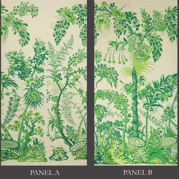 Palampore Panel A&B - Palm Leaf