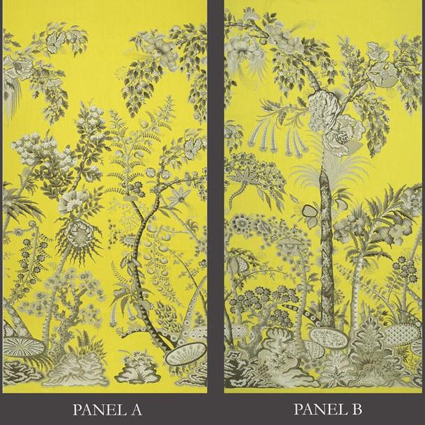 Palampore Panel A&B - Citron