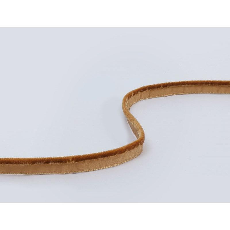 Velvet Cord On Tape - Caramel