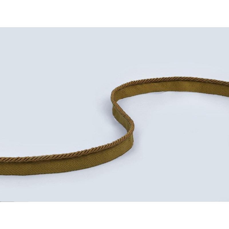 Silk Micro Cord On Tape - Antique Brass