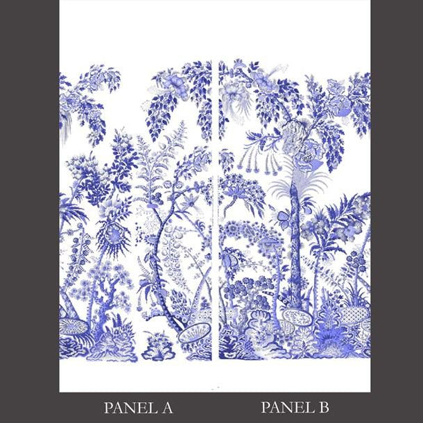 Palampore Panel A&B - Porcelain