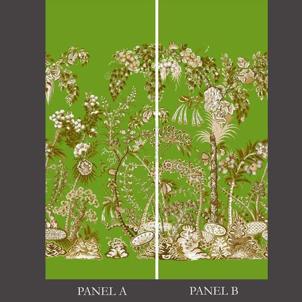 Palampore Panel A&B - Jade