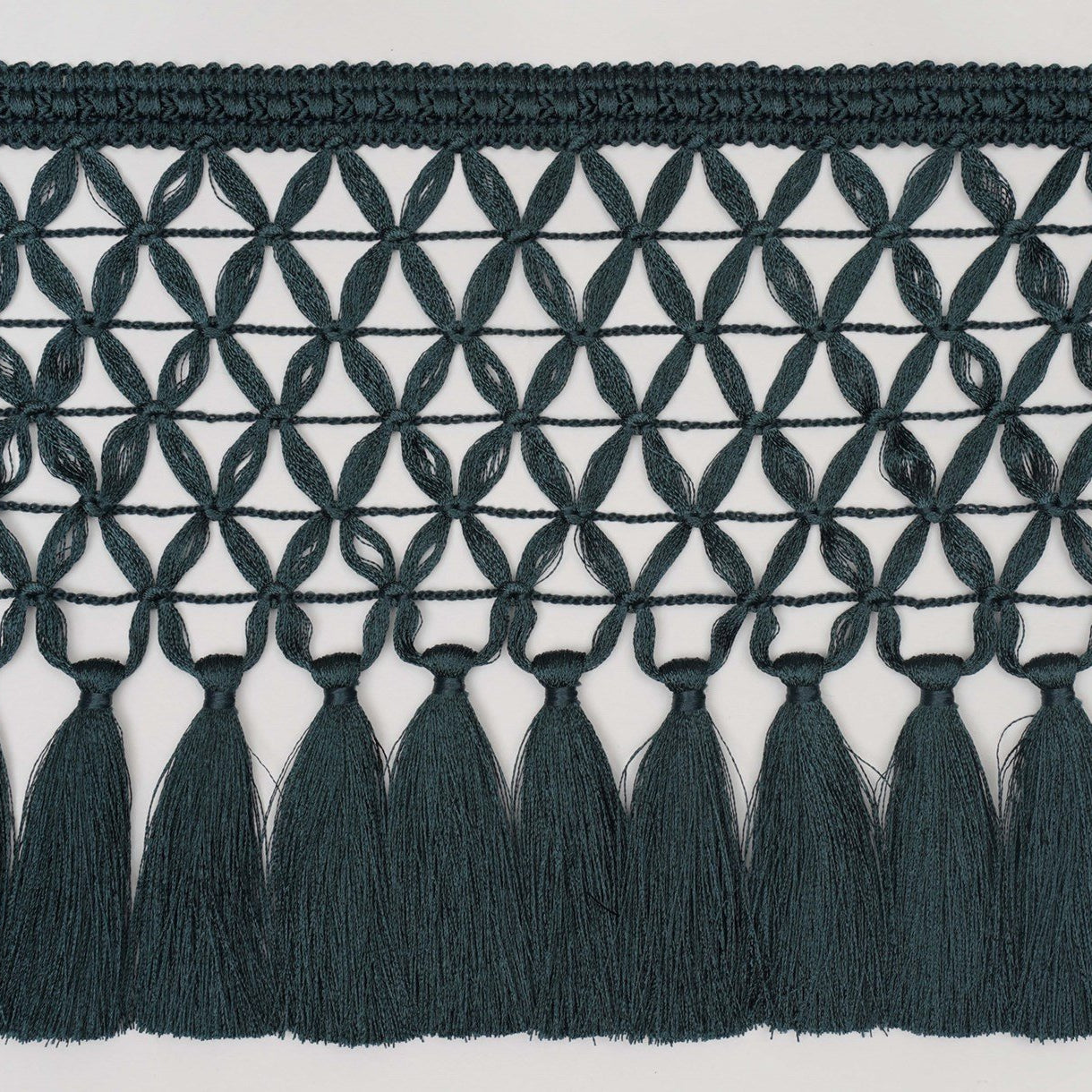 Ornamental Tassel Fringe - Petrol