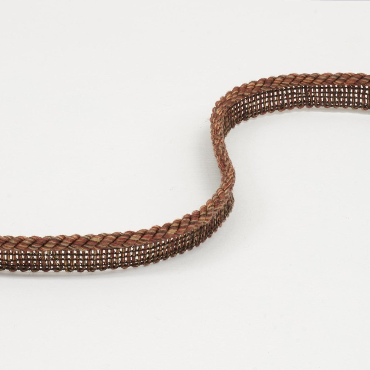 Lan Na Court Linen Cord on Tape - Red Earth