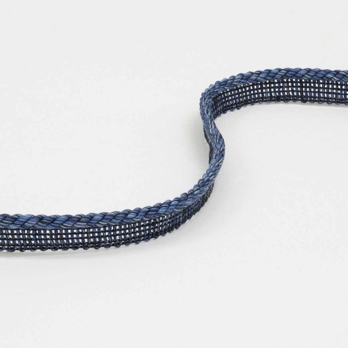 Lan Na Court Linen Cord on Tape - Indigo